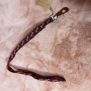 red and black , dog bones  3/4" x 4" leash